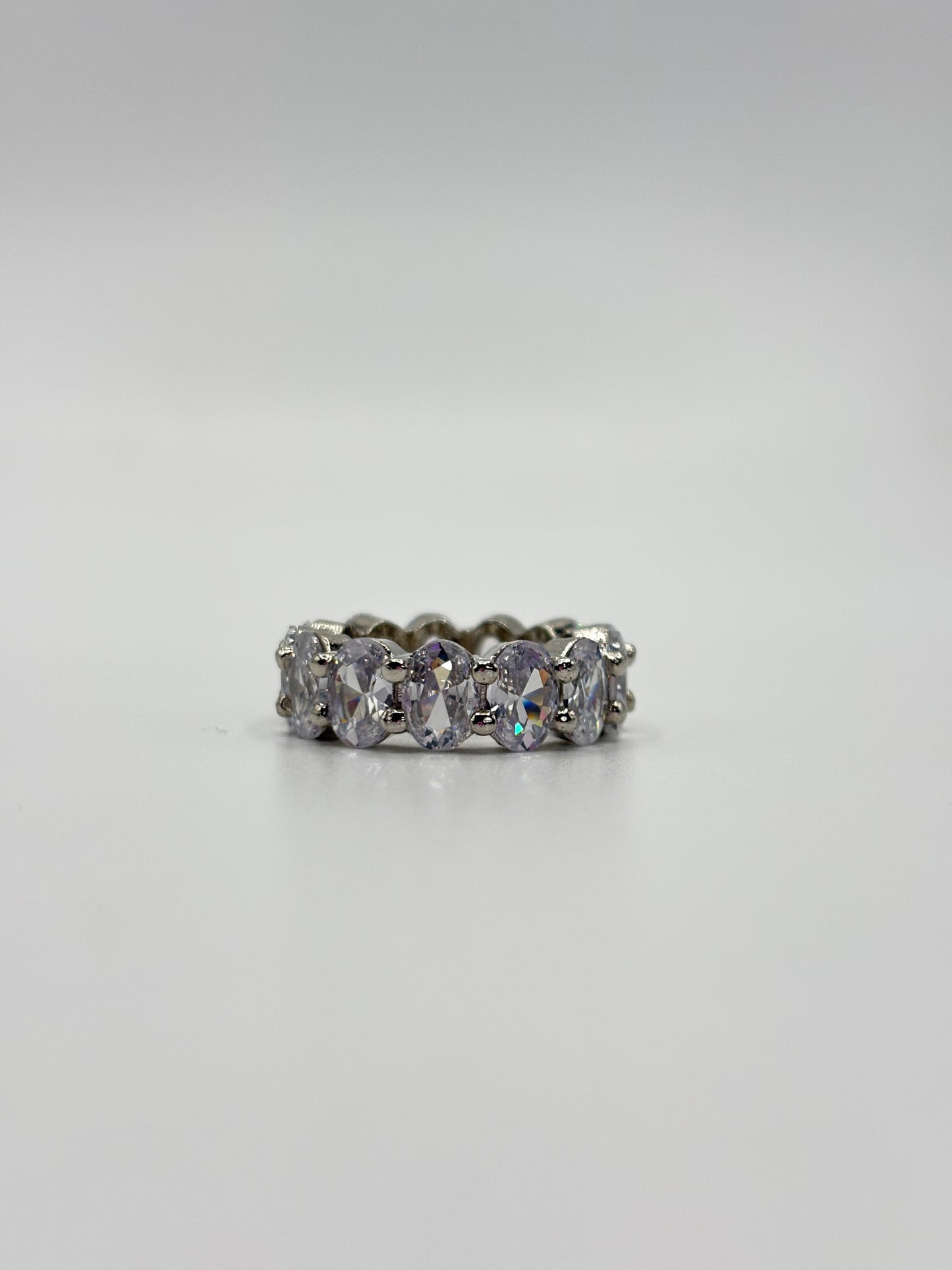 Sterling Silver CZ Diamond Ring