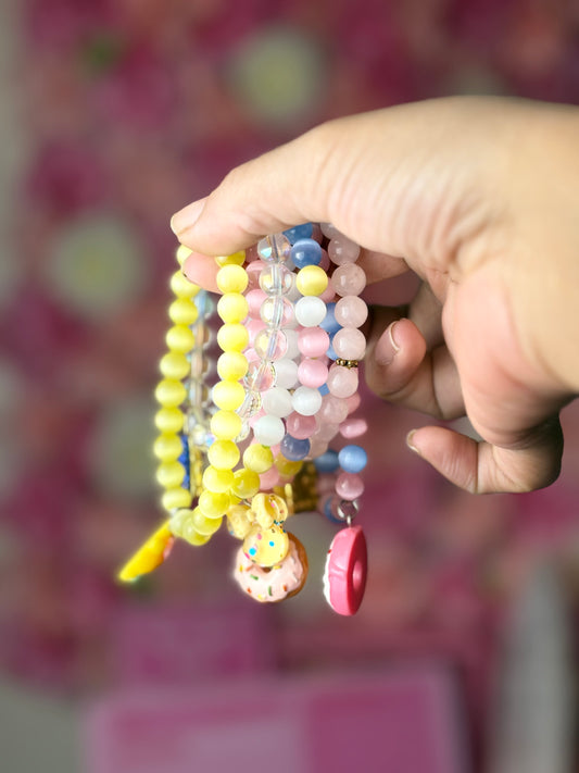 Cats Eye Healing Protection Charm Bead Bracelets 8mm