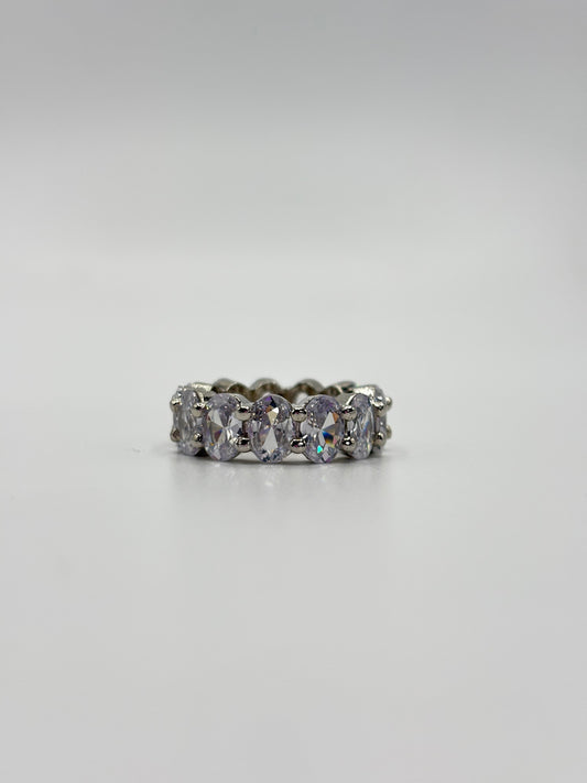Sterling Silver CZ Diamond Ring