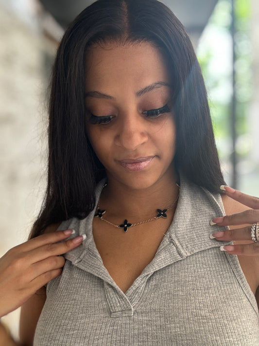 Clover Charm Chain Necklace