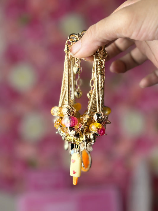 Gold Charm Bracelet